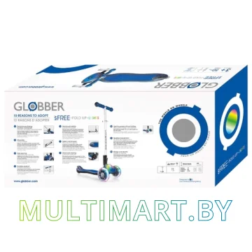 Самокат Globber Elite FL (синий) картинка 6